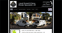 Desktop Screenshot of aceplasteringpoole.co.uk